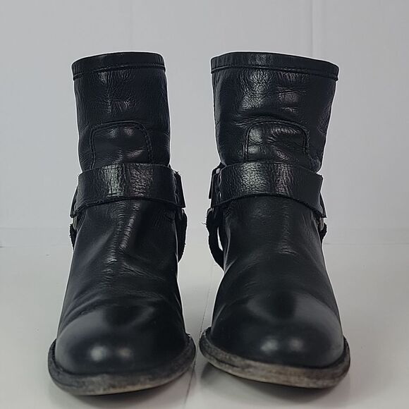 Frye Tabitha Harness Leather Women's Ankle Boots - Picture 7 of 14